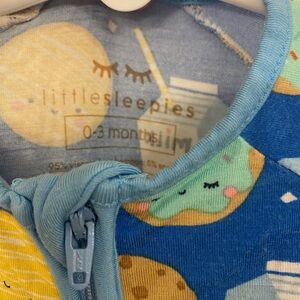 Little Sleepies Blue Sleep Sacks Pajamas